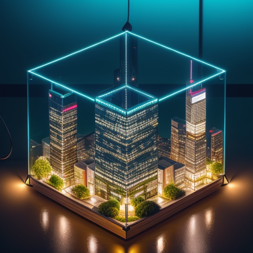 00003-octane rendering of (A bustling city street corner at dusk illuminated by the neon lights of towering skyscrapers bustling with.png